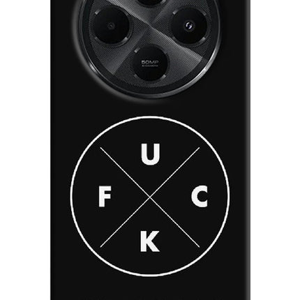 Go Fuck Yourself Redmi A4 5G Hard Case Back Cover by Casekaro