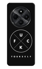 Go Fuck Yourself Redmi A4 5G Hard Case Back Cover by Casekaro