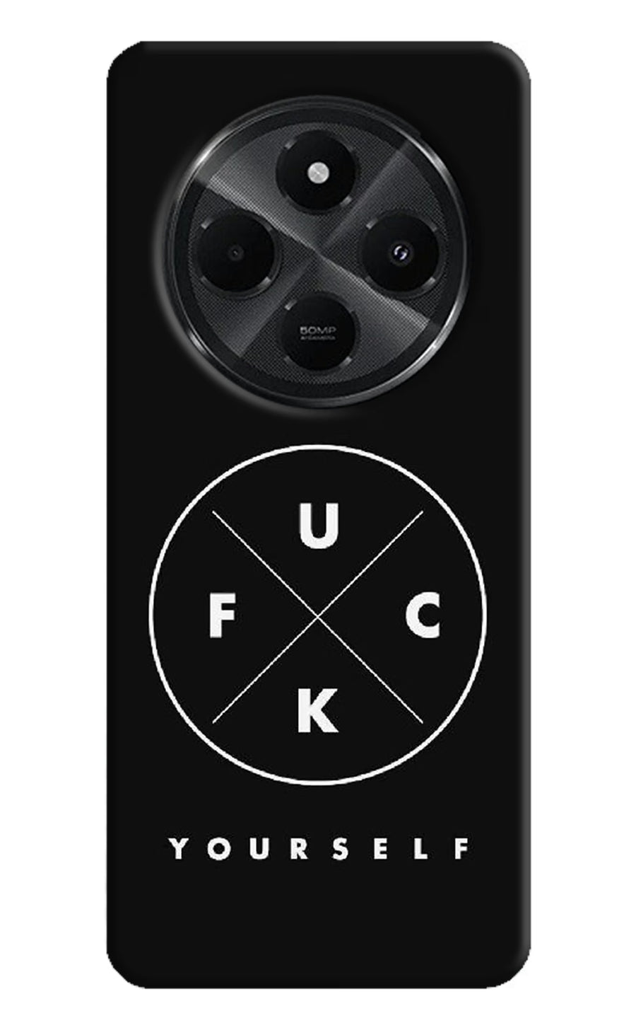 Go Fuck Yourself Redmi A4 5G Back Cover, Hard case