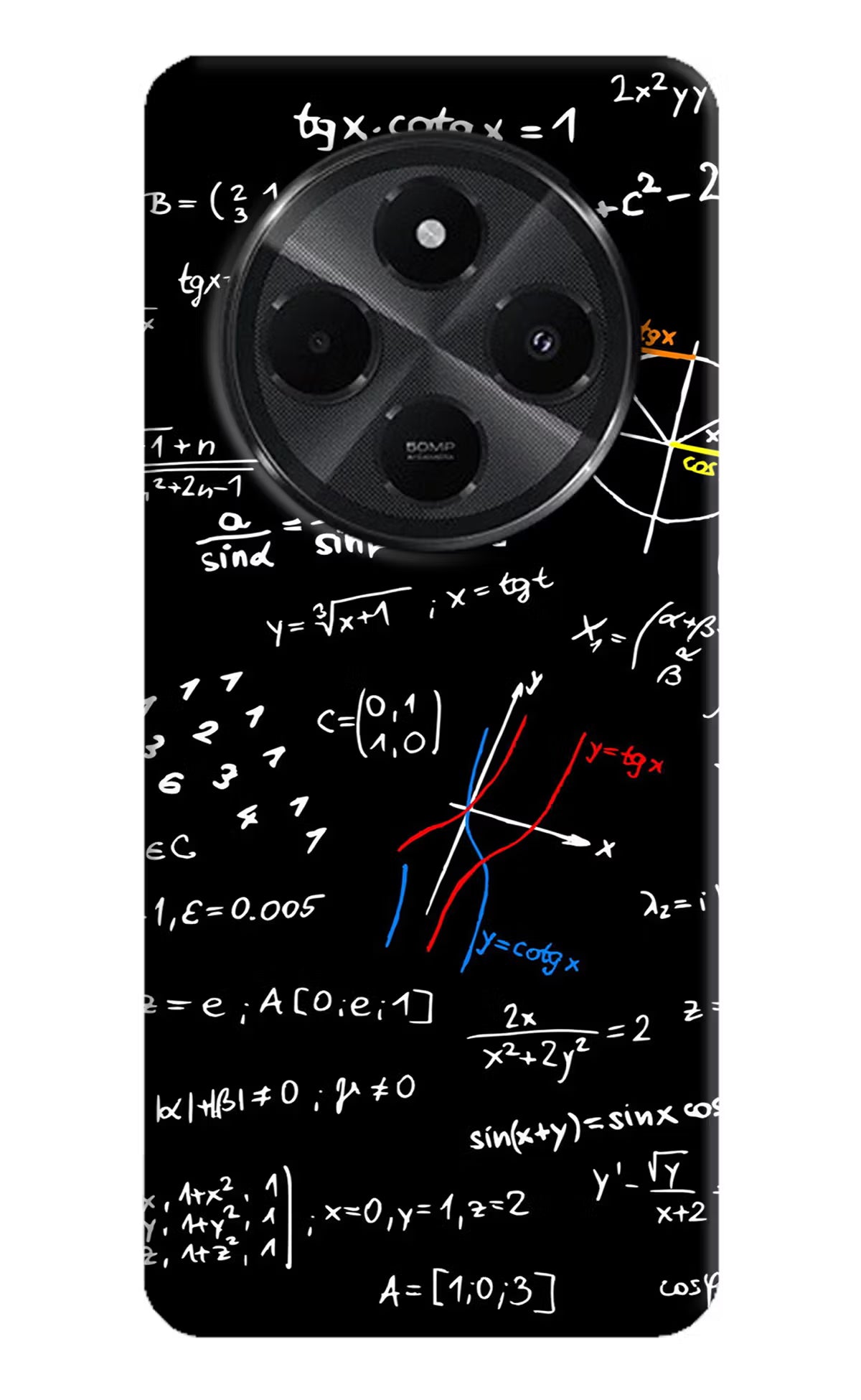 Mathematics Formula Redmi A4 5G Hard Case Back Cover by Casekaro