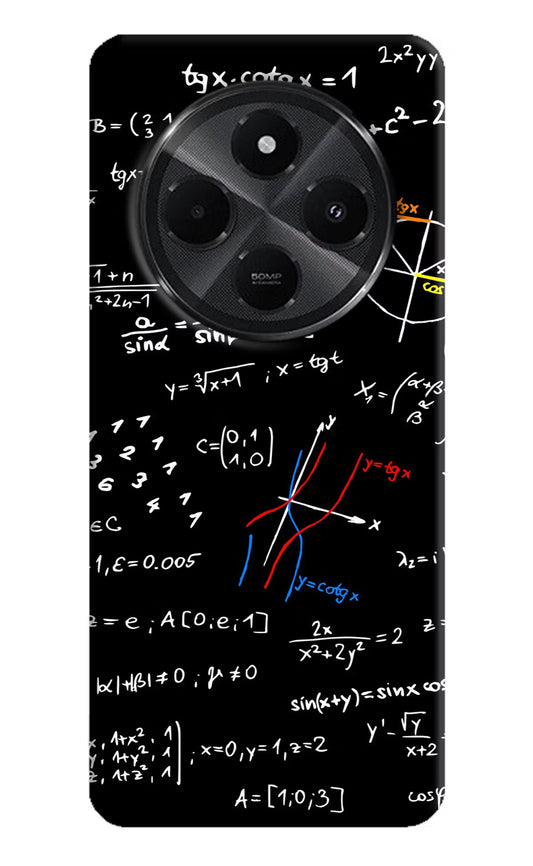 Mathematics Formula Redmi A4 5G Hard Case Back Cover by Casekaro