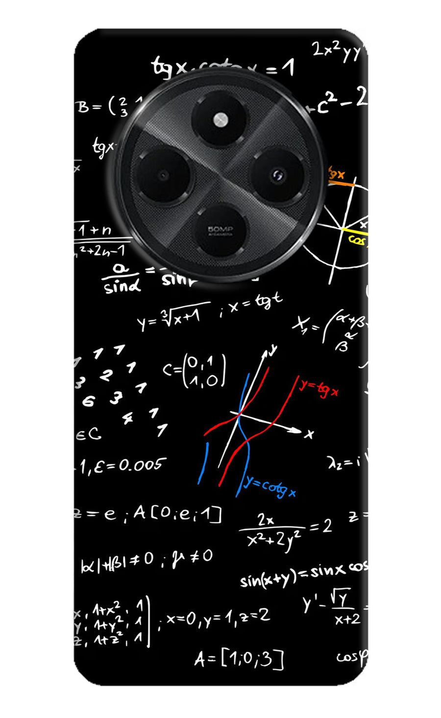 Mathematics Formula Redmi A4 5G Back Cover, Hard case