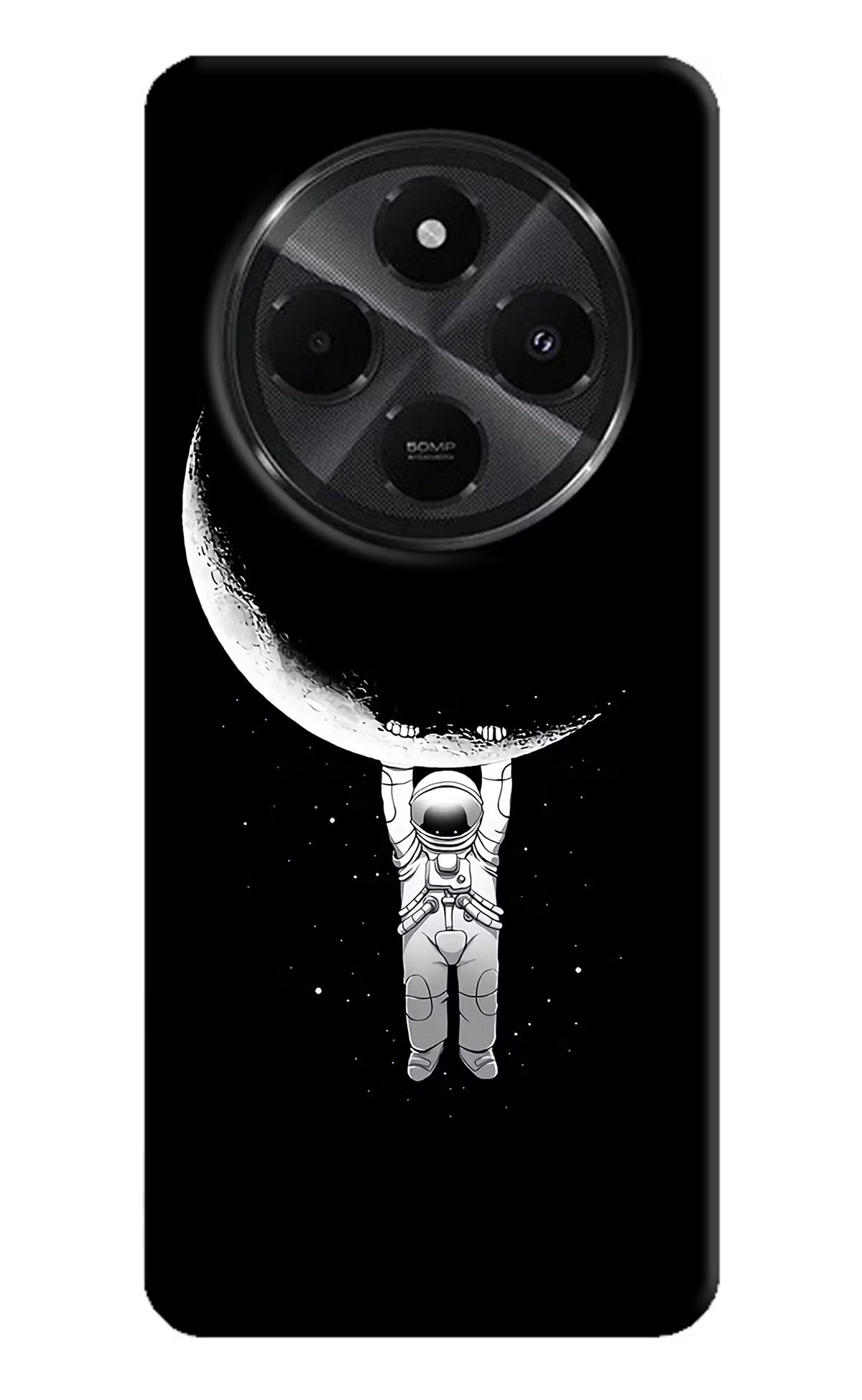 Moon Space Redmi A4 5G Hard Case Back Cover by Casekaro