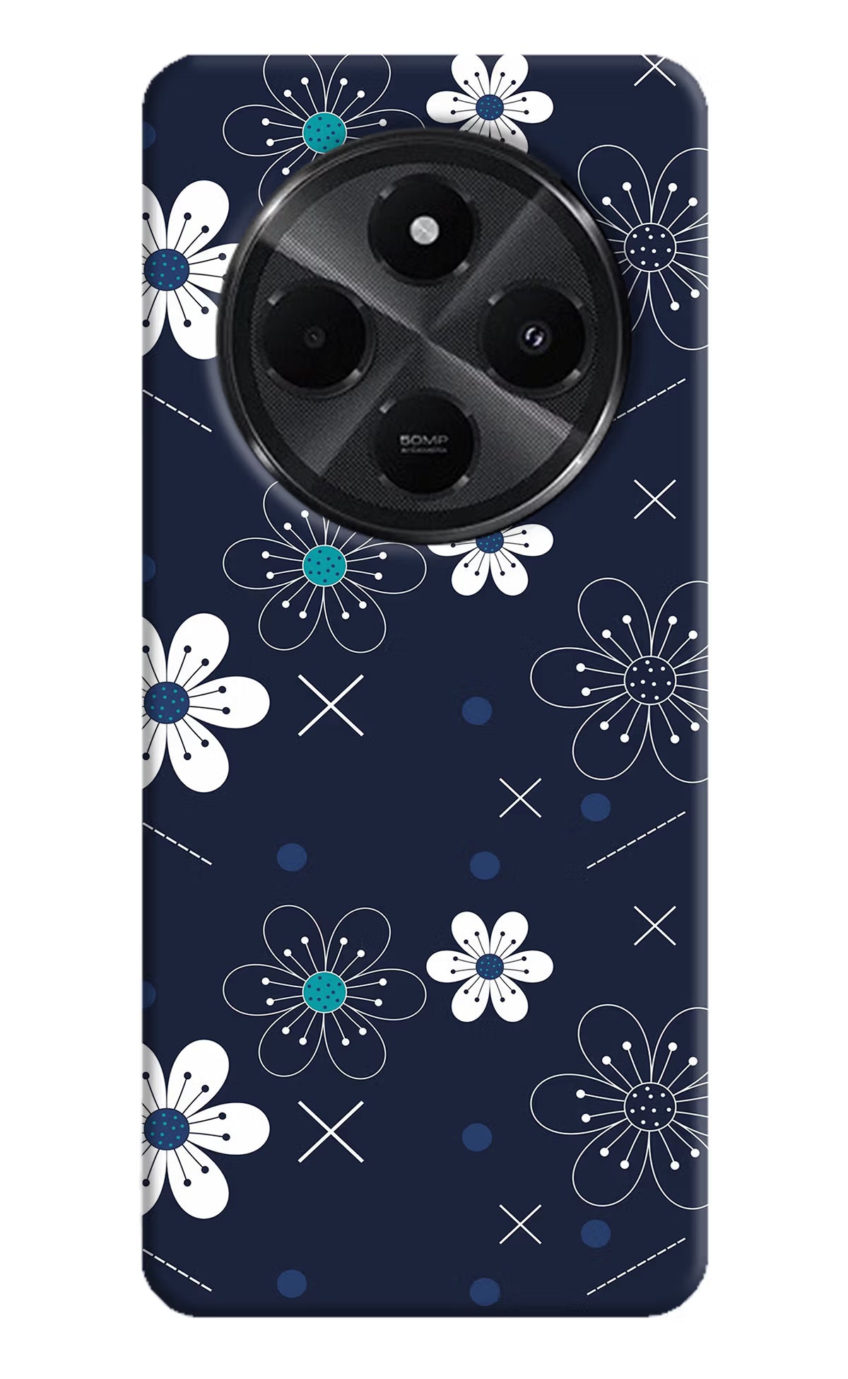 Flowers Redmi A4 5G Hard Case Back Cover by Casekaro