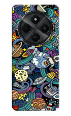 Space Abstract Redmi A4 5G Hard Case Back Cover by Casekaro