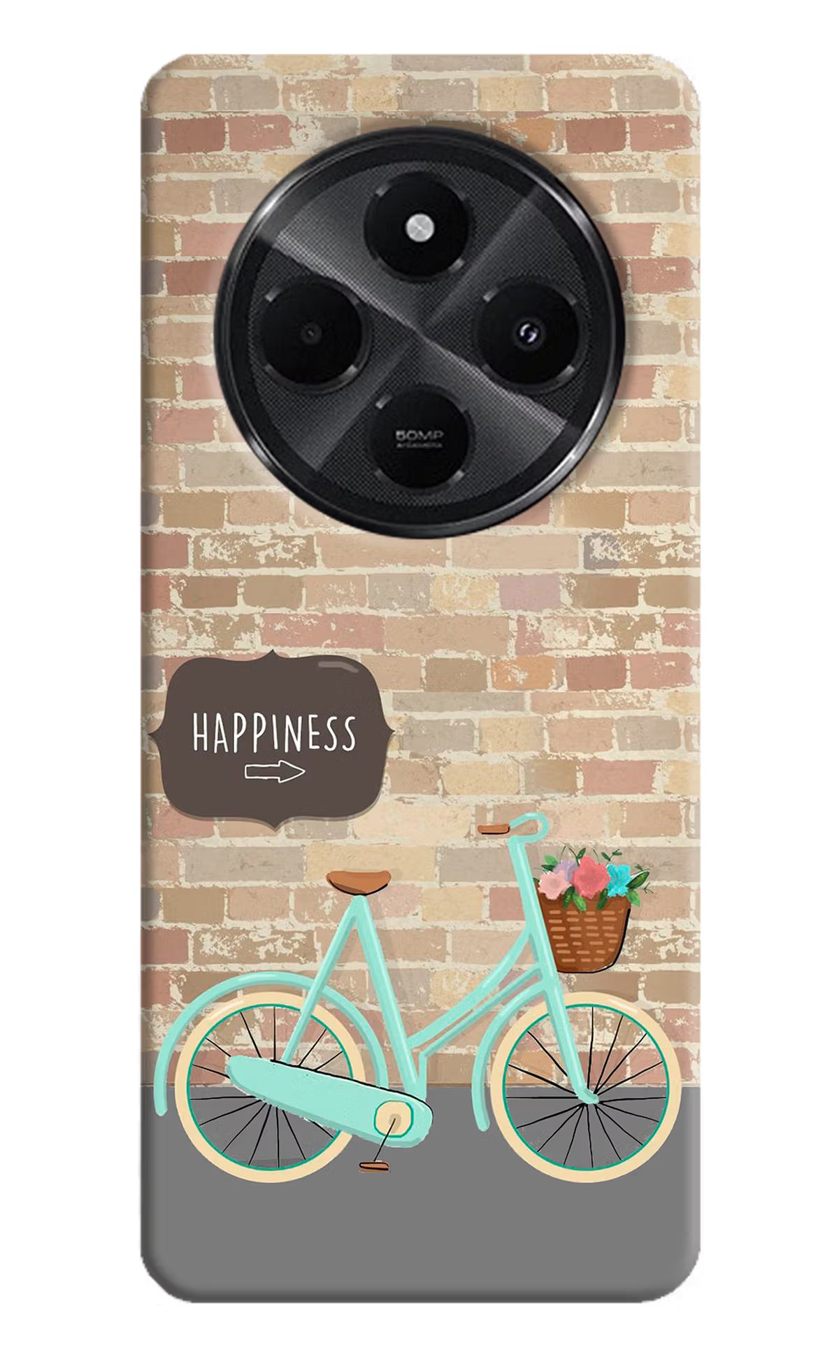 Happiness Artwork Redmi A4 5G Hard Case Back Cover by Casekaro