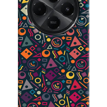 Geometric Abstract Redmi A4 5G Hard Case Back Cover by Casekaro