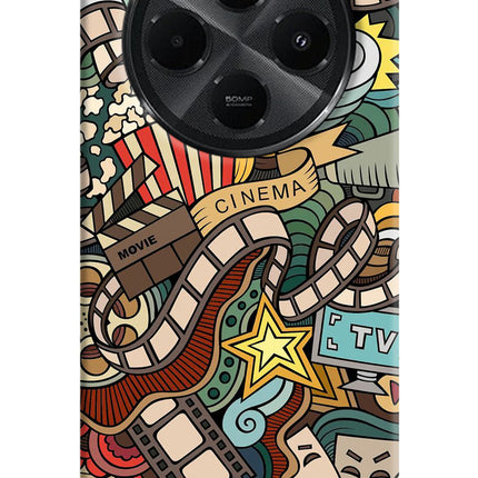 Cinema Abstract Redmi A4 5G Hard Case Back Cover by Casekaro