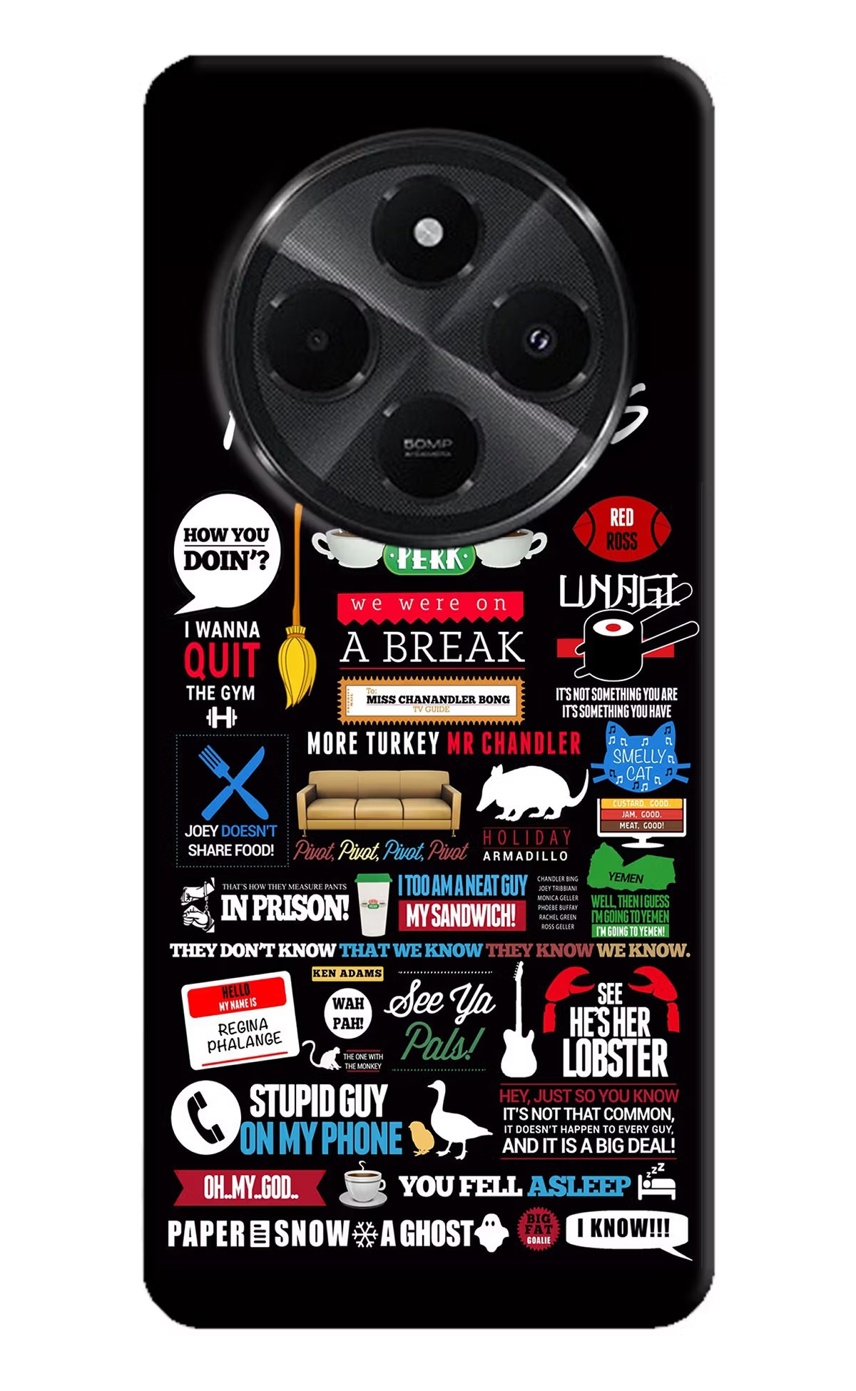 FRIENDS Redmi A4 5G Hard Case Back Cover by Casekaro