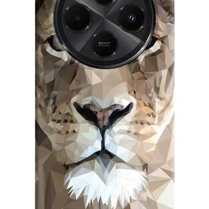 Lion Art Redmi A4 5G Hard Case Back Cover by Casekaro