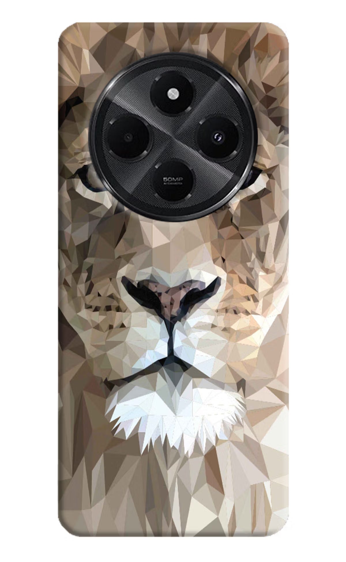 Lion Art Redmi A4 5G Hard Case Back Cover by Casekaro