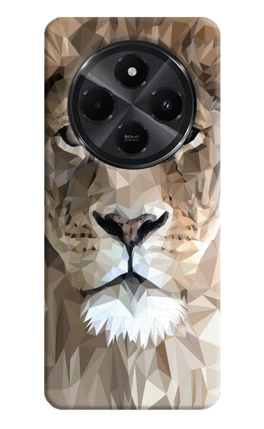 Lion Art Redmi A4 5G Hard Case Back Cover by Casekaro