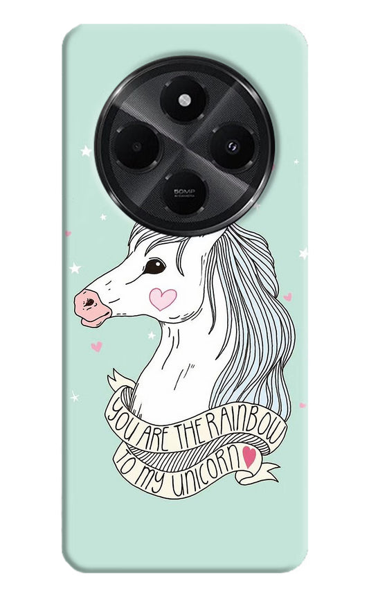 Unicorn Wallpaper Redmi A4 5G Hard Case Back Cover by Casekaro