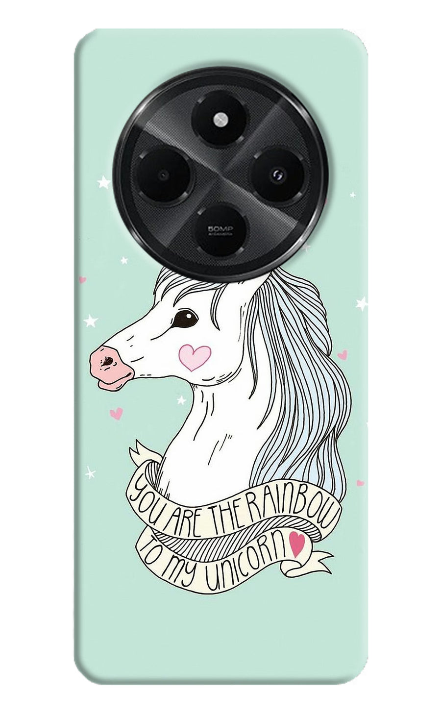 Unicorn Wallpaper Redmi A4 5G Back Cover, Hard case