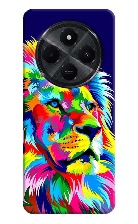 Vector Art Lion Redmi A4 5G Hard Case Back Cover by Casekaro