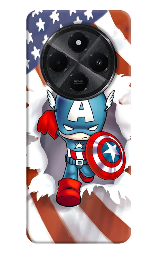 Captain America Redmi A4 5G Hard Case Back Cover by Casekaro