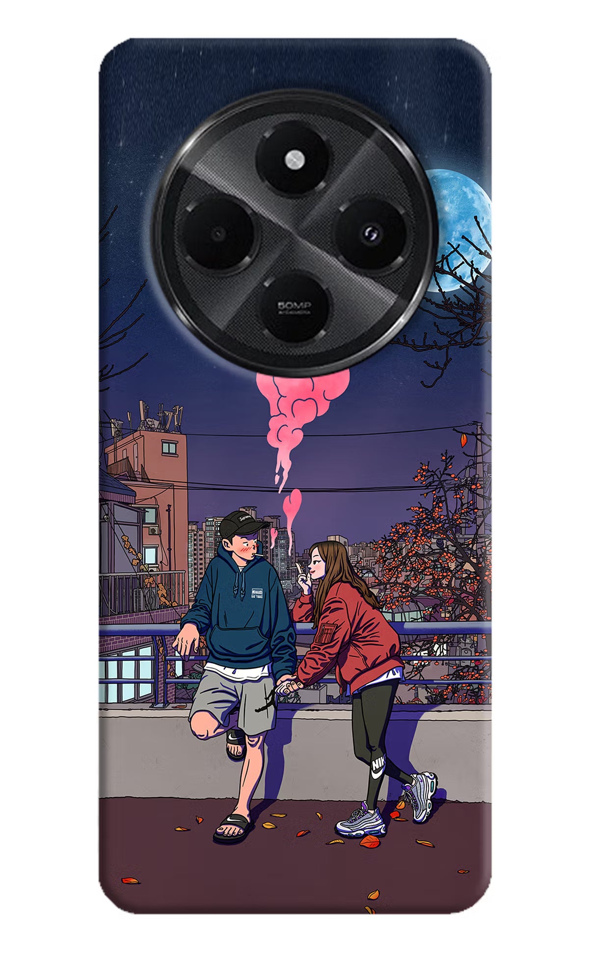 Chilling Couple Redmi A4 5G Hard Case Back Cover by Casekaro