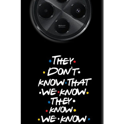 FRIENDS Dialogue Redmi A4 5G Hard Case Back Cover by Casekaro