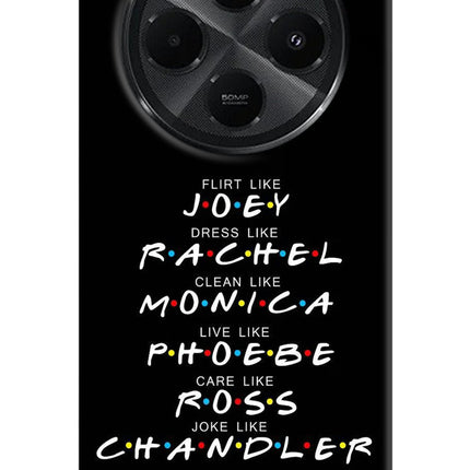 FRIENDS Character Redmi A4 5G Hard Case Back Cover by Casekaro