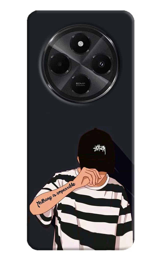 Aesthetic Boy Redmi A4 5G Hard Case Back Cover by Casekaro