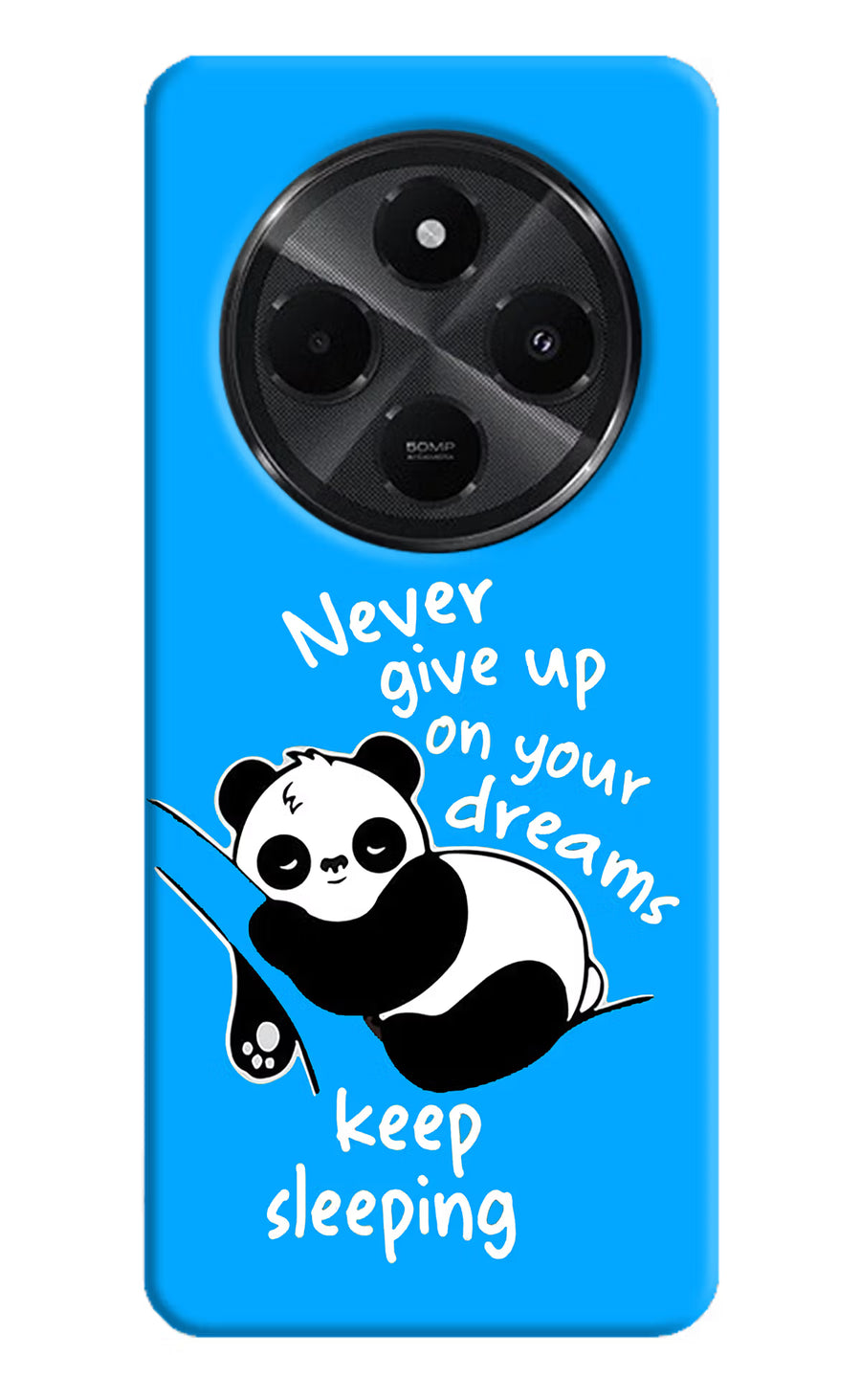 Keep Sleeping Redmi A4 5G Back Cover, Hard case