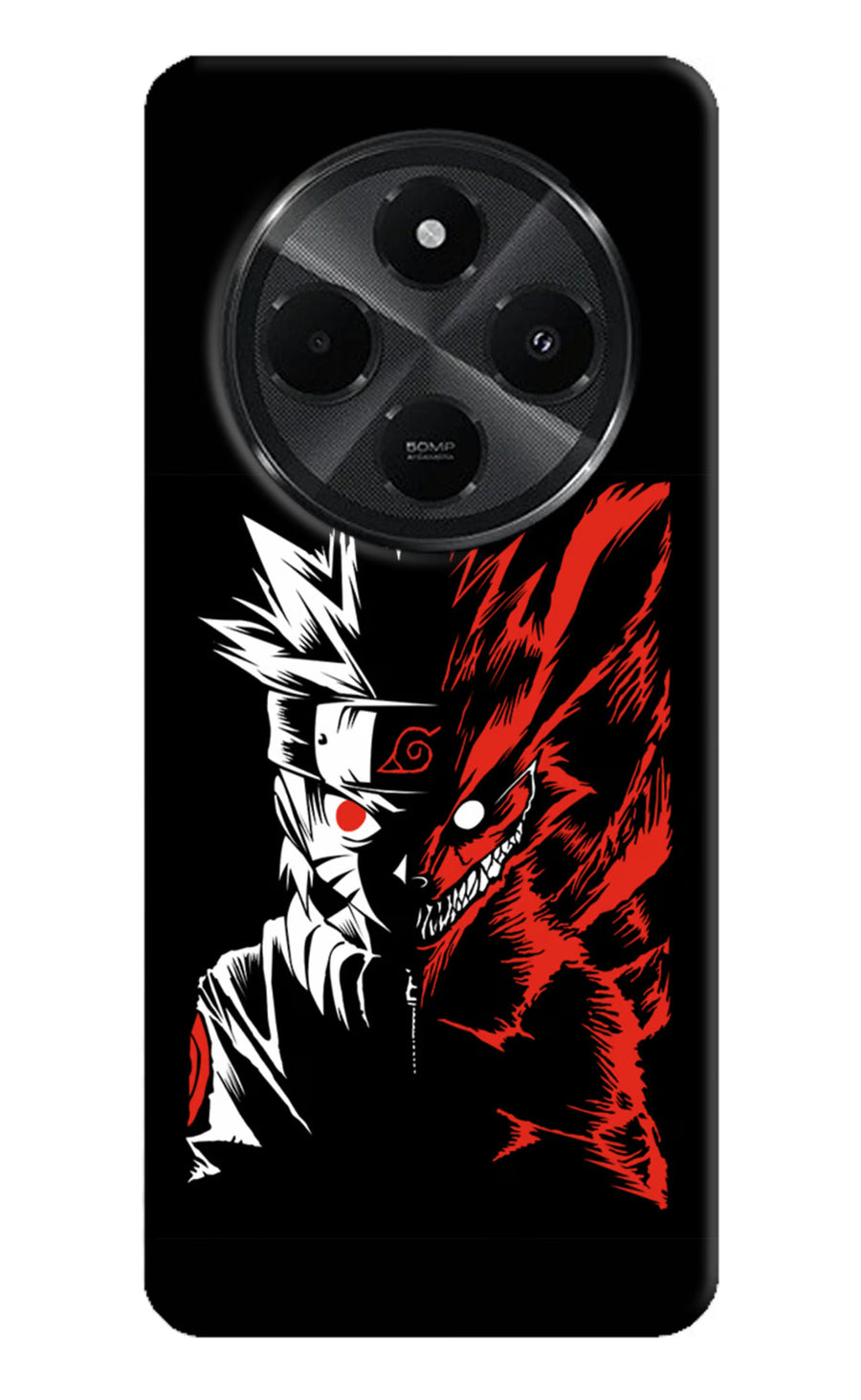 Naruto Two Face Redmi A4 5G Back Cover, Hard case