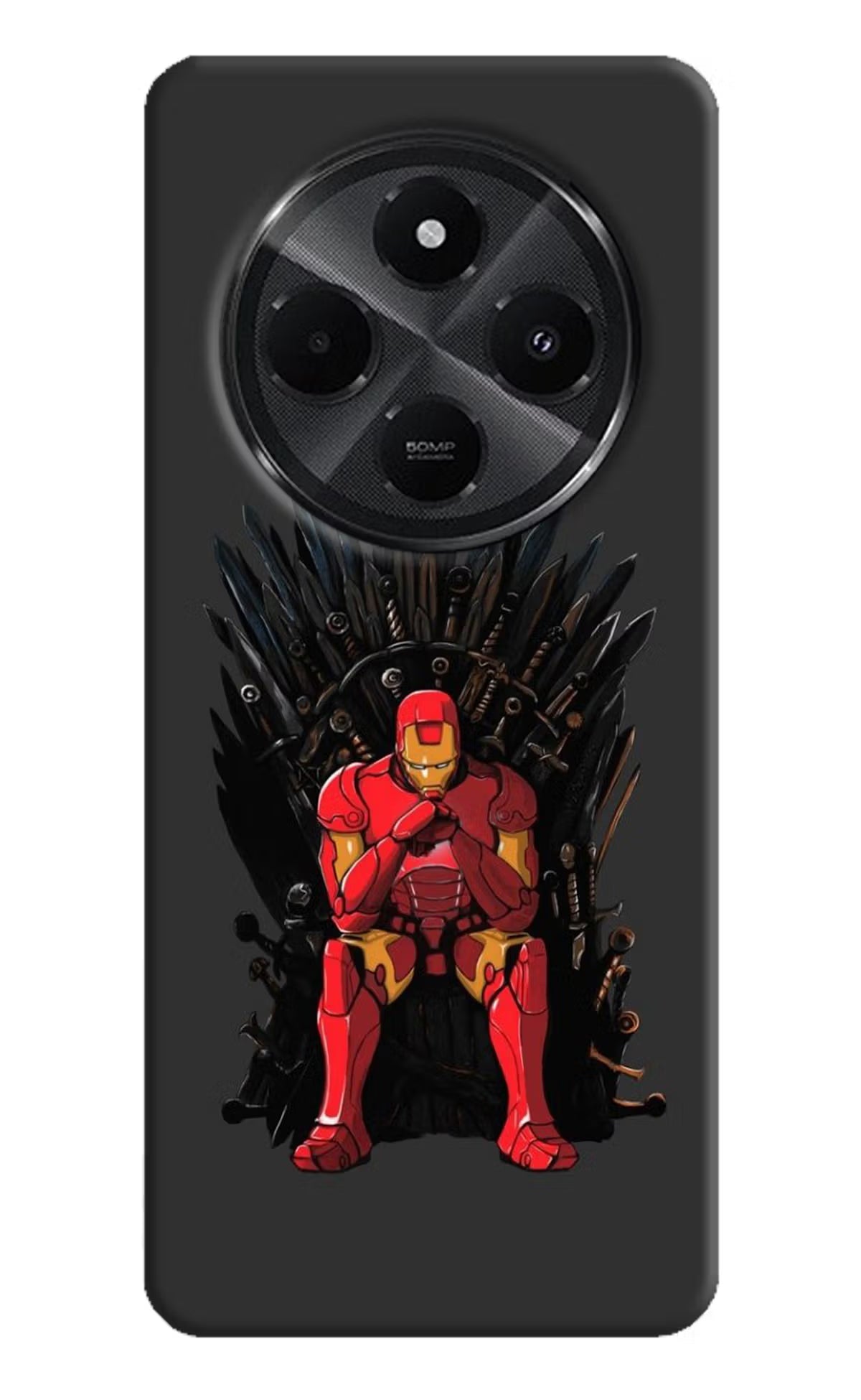 Ironman Throne Redmi A4 5G Hard Case Back Cover by Casekaro