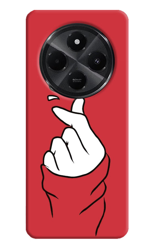 Korean Love Sign Redmi A4 5G Hard Case Back Cover by Casekaro