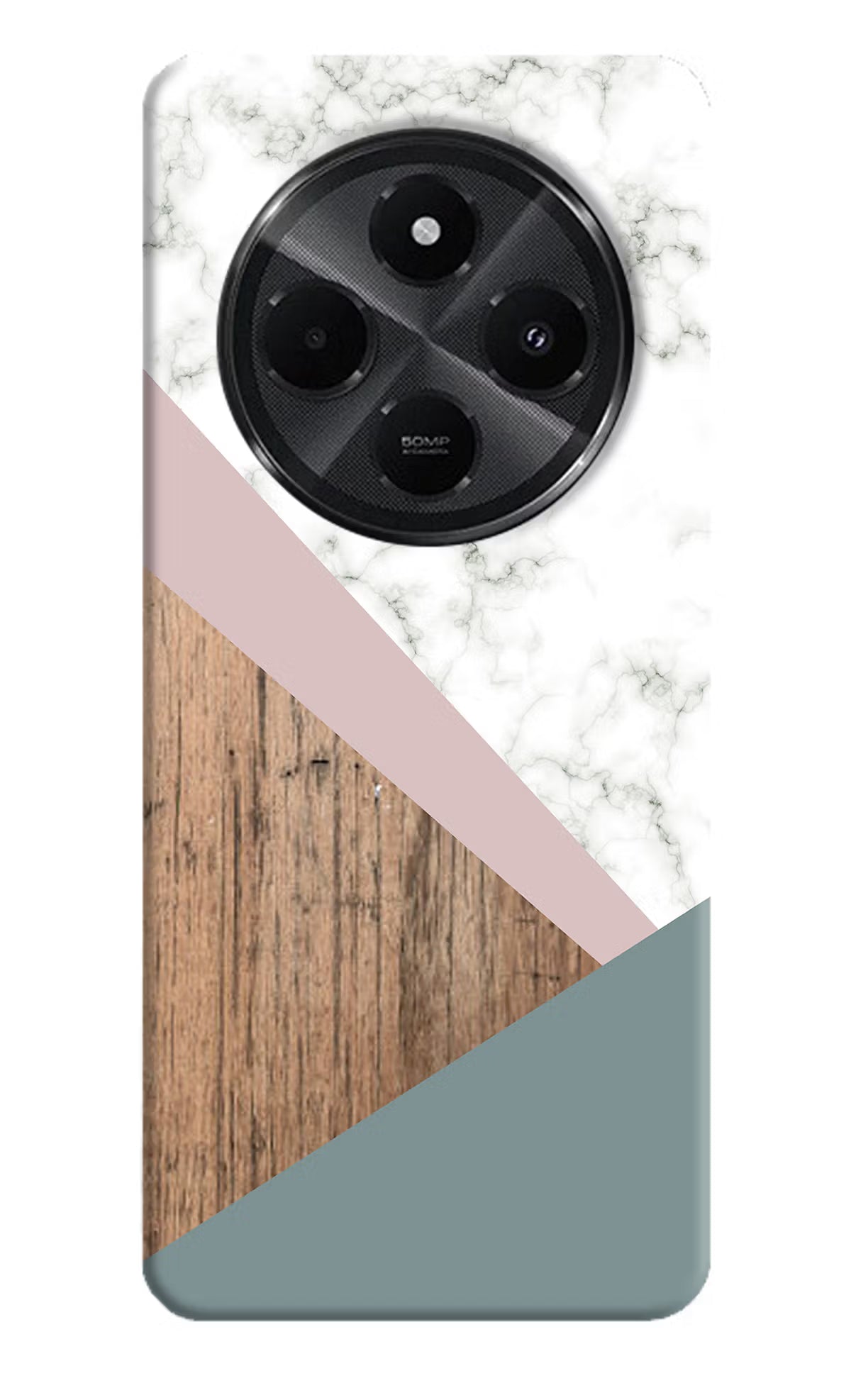 Marble wood Abstract Redmi A4 5G Hard Case Back Cover by Casekaro