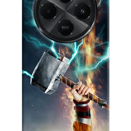 Thor Hammer Mjolnir Redmi A4 5G Hard Case Back Cover by Casekaro