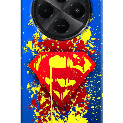 Superman logo Redmi A4 5G Hard Case Back Cover by Casekaro