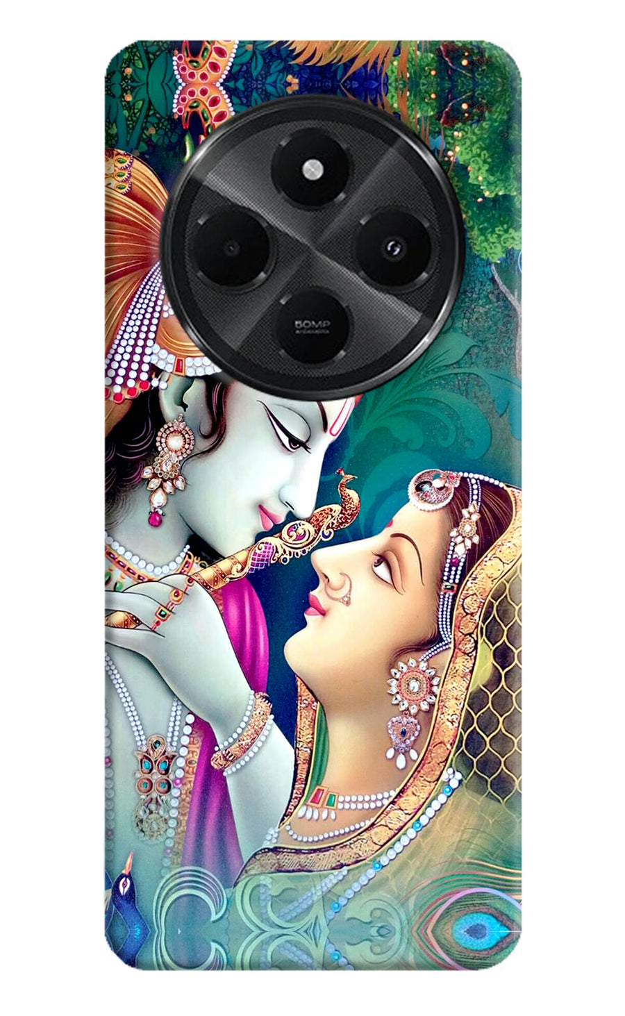 Lord Radha Krishna Redmi A4 5G Back Cover, Hard case