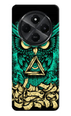 Green Owl Redmi A4 5G Hard Case Back Cover by Casekaro