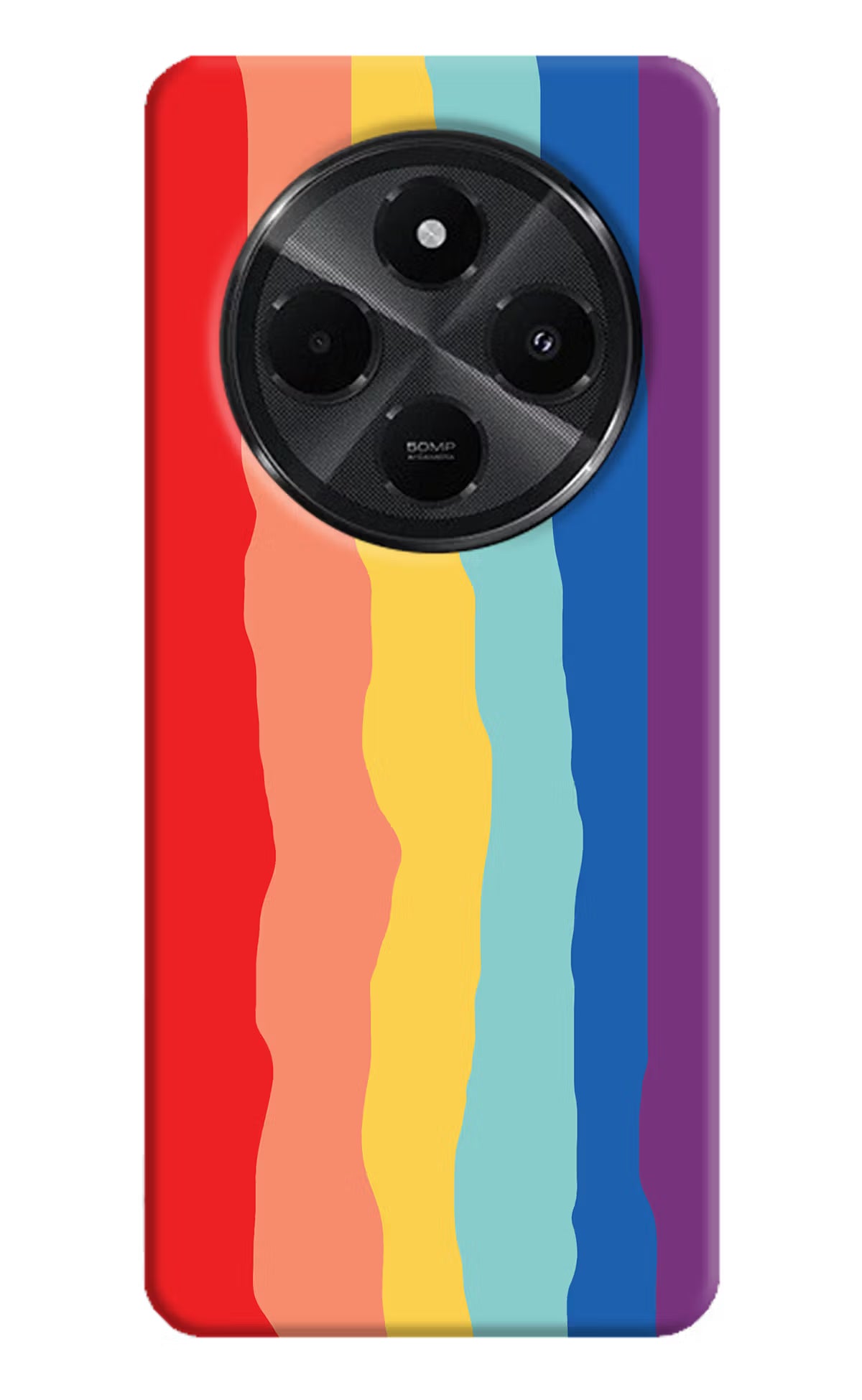 Rainbow Redmi A4 5G Hard Case Back Cover by Casekaro