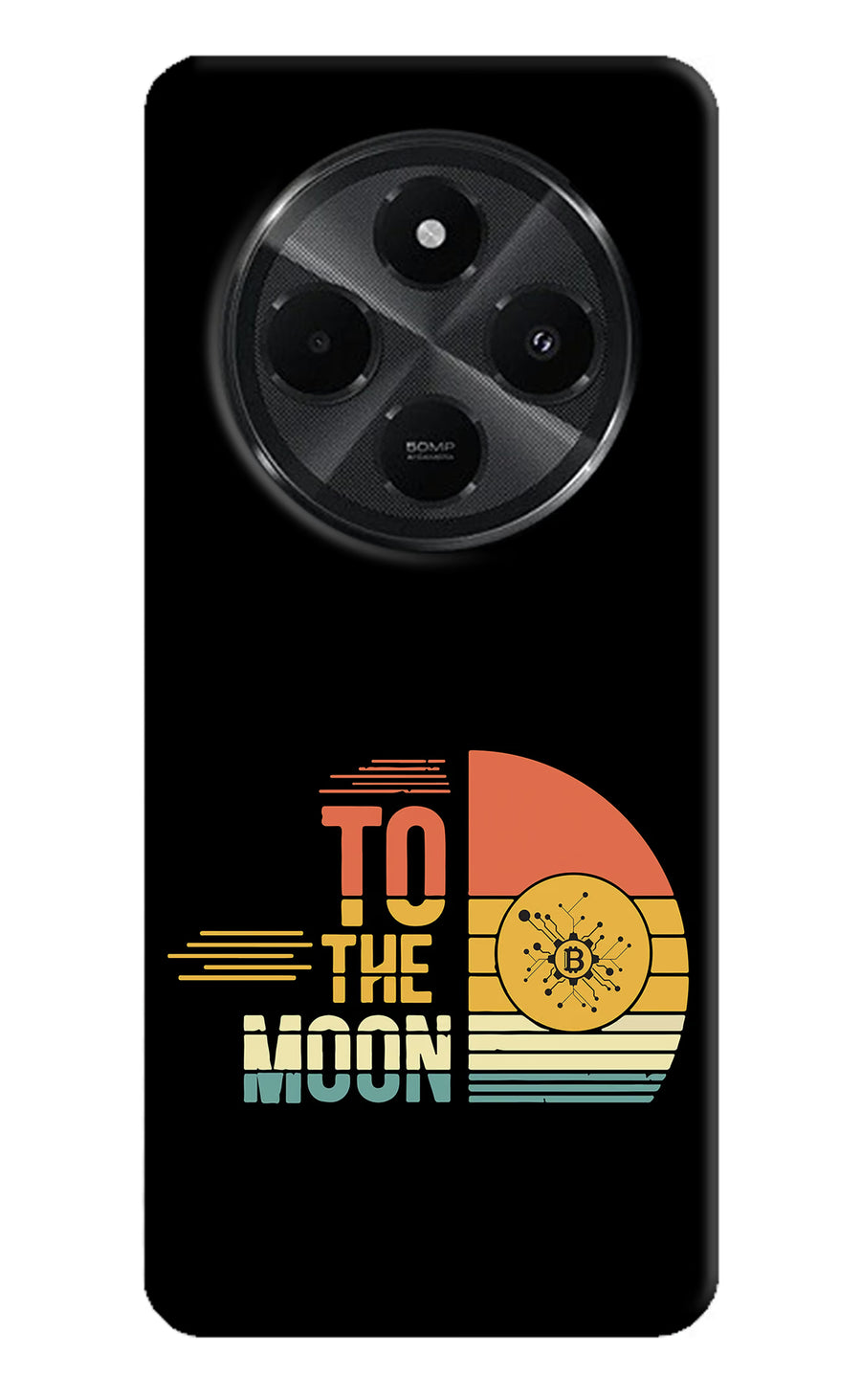 To the Moon Redmi A4 5G Back Cover, Hard case