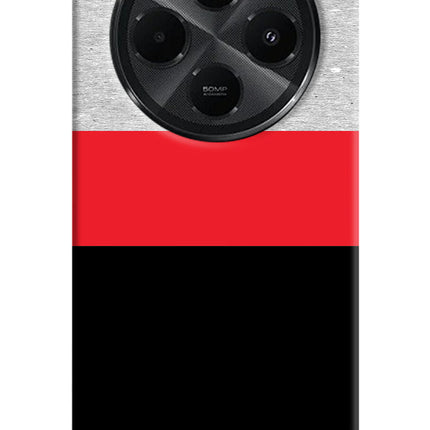 Tri Color Pattern Redmi A4 5G Hard Case Back Cover by Casekaro