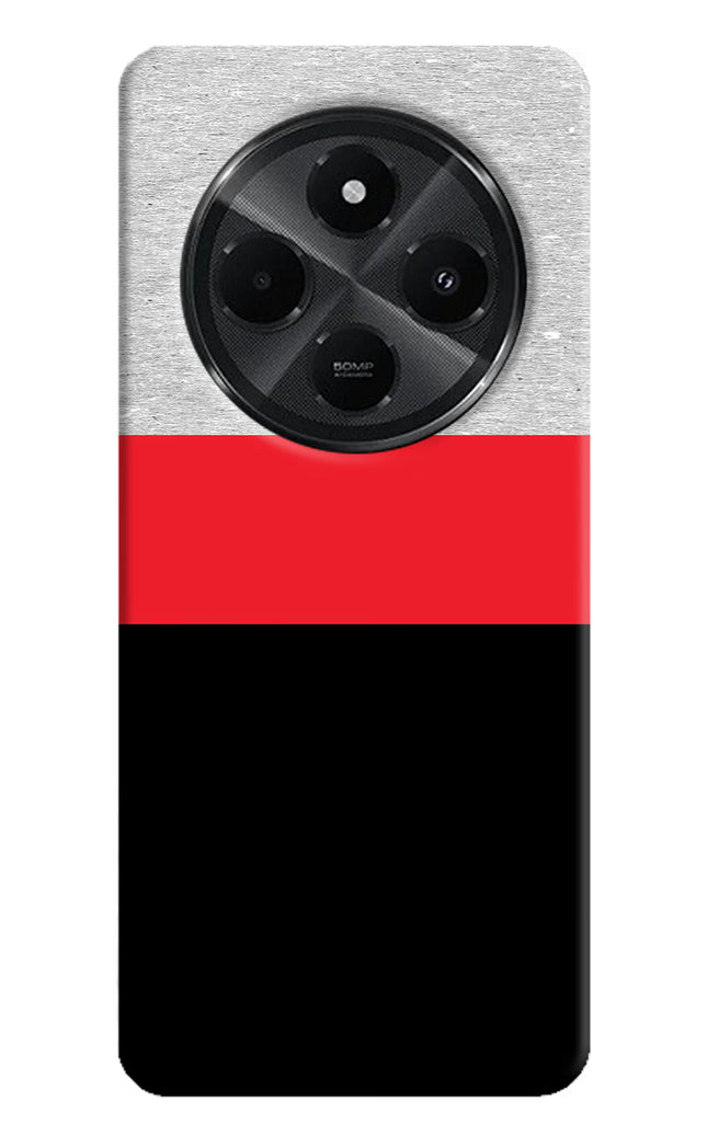 Tri Color Pattern Redmi A4 5G Hard Case Back Cover by Casekaro