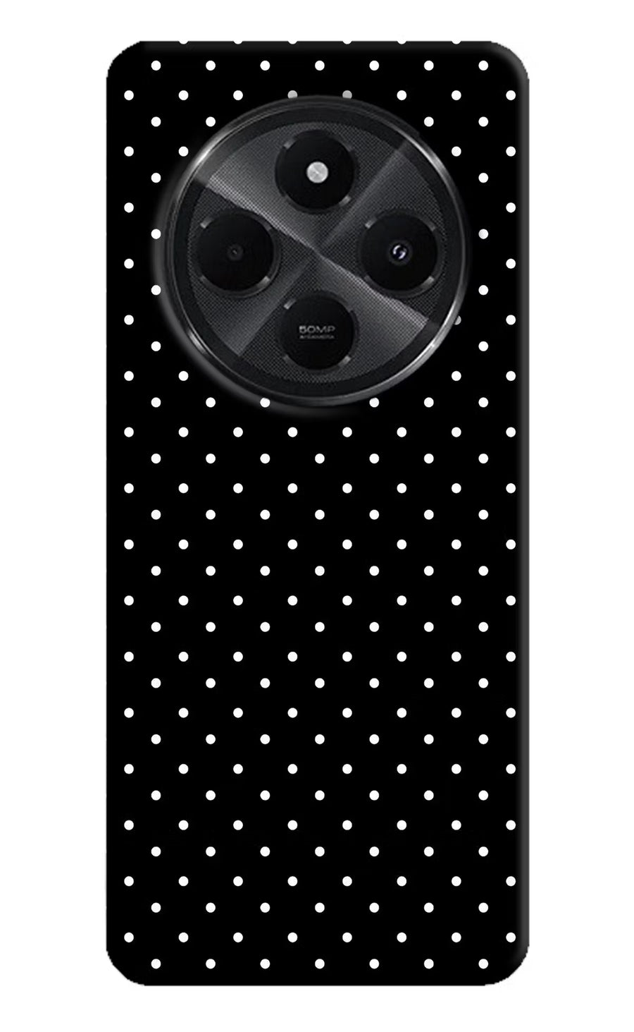 White Dots Redmi A4 5G Back Cover, Hard case