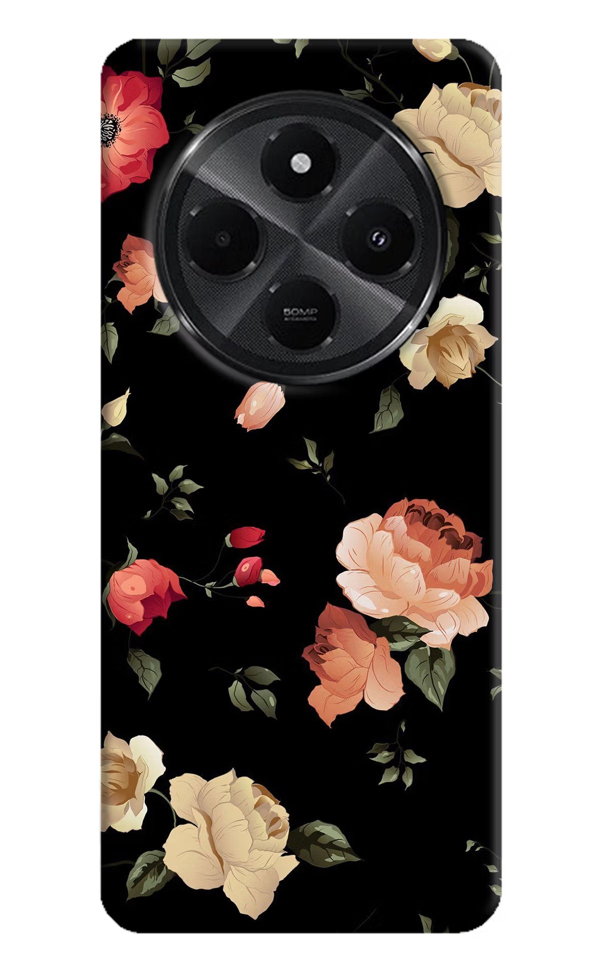 Flowers Redmi A4 5G Hard Case Back Cover by Casekaro