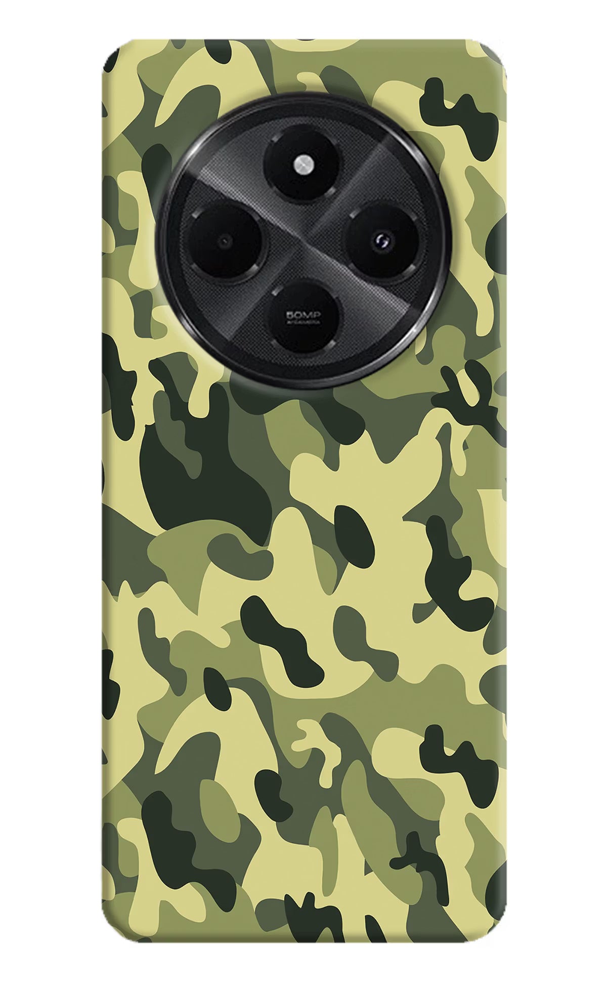 Camouflage Redmi A4 5G Hard Case Back Cover by Casekaro
