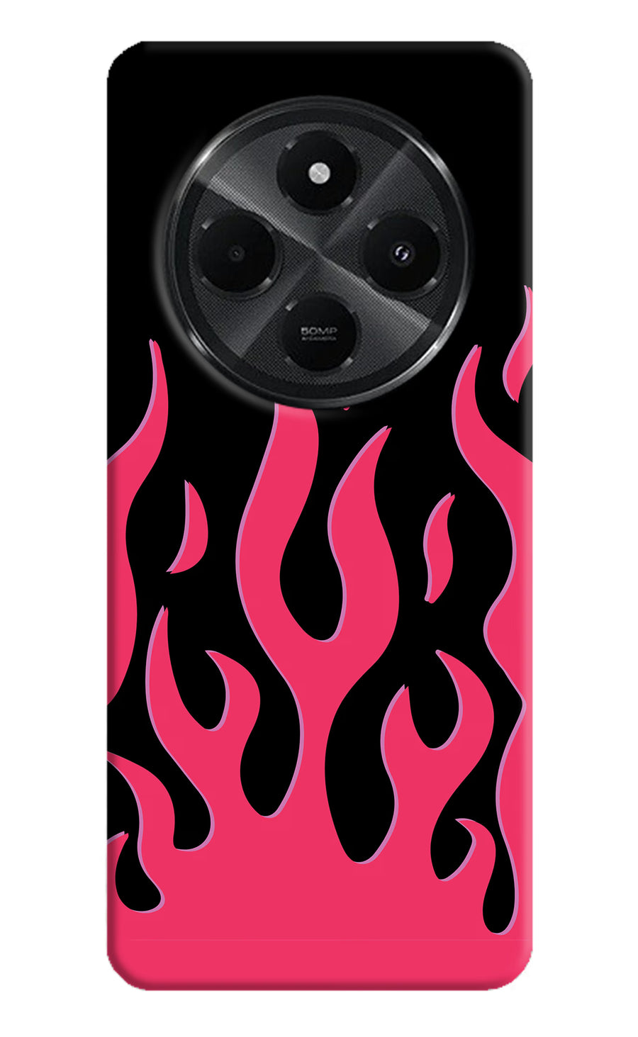 Fire Flames Redmi A4 5G Back Cover, Hard case