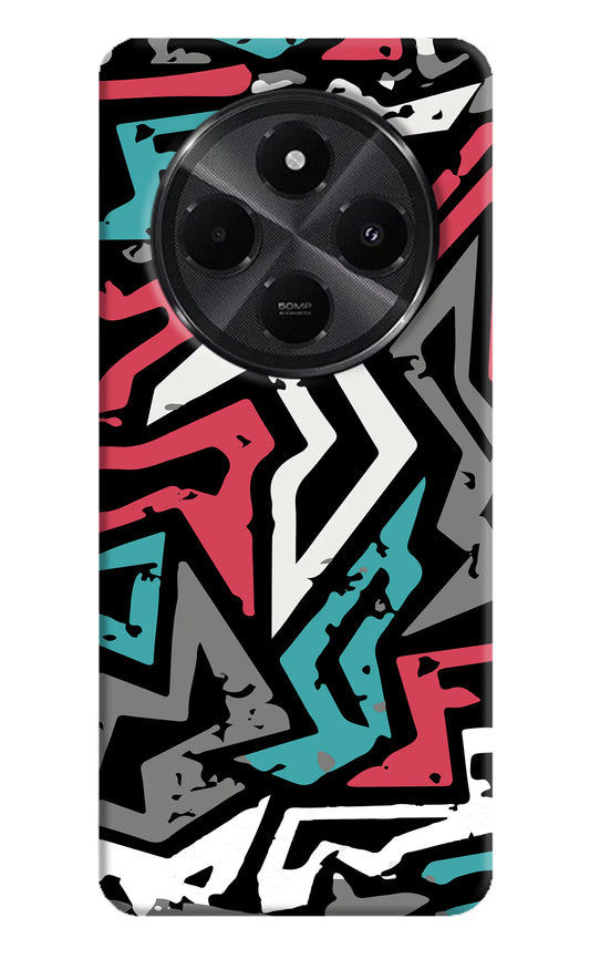 Geometric Graffiti Redmi A4 5G Hard Case Back Cover by Casekaro
