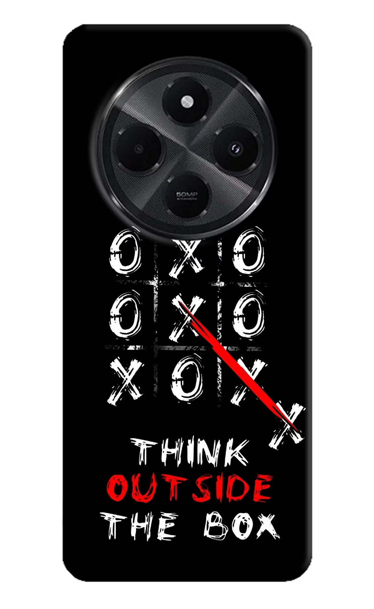 Think out of the BOX Redmi A4 5G Hard Case Back Cover by Casekaro