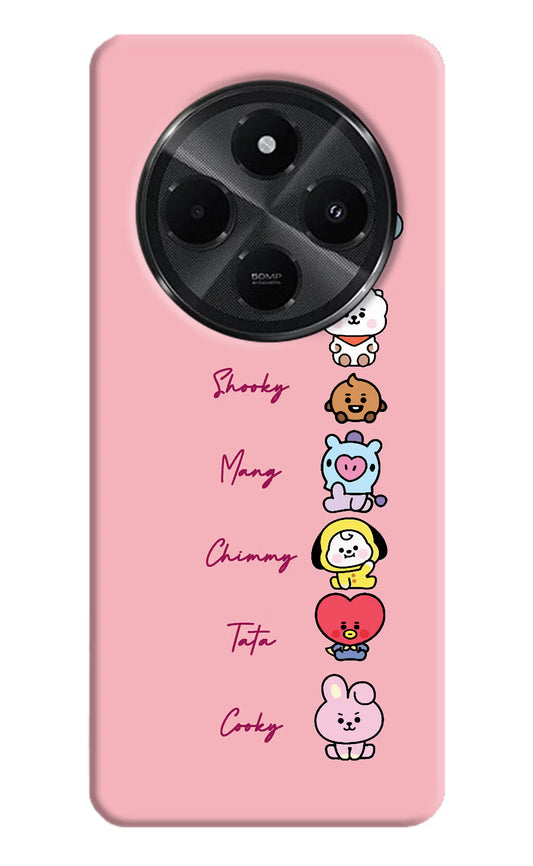 BTS names Redmi A4 5G Hard Case Back Cover by Casekaro