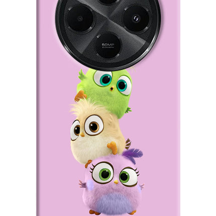 Cute Little Birds Redmi A4 5G Hard Case Back Cover by Casekaro