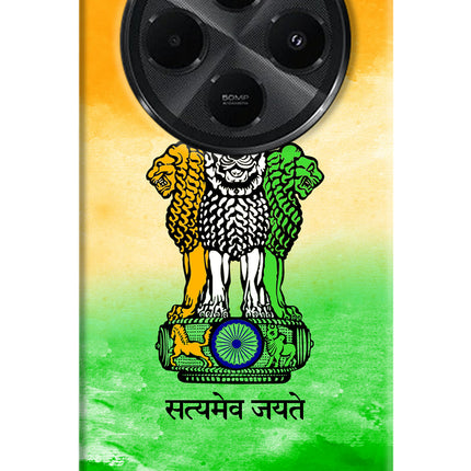 Satyamev Jayate Flag Redmi A4 5G Hard Case Back Cover by Casekaro
