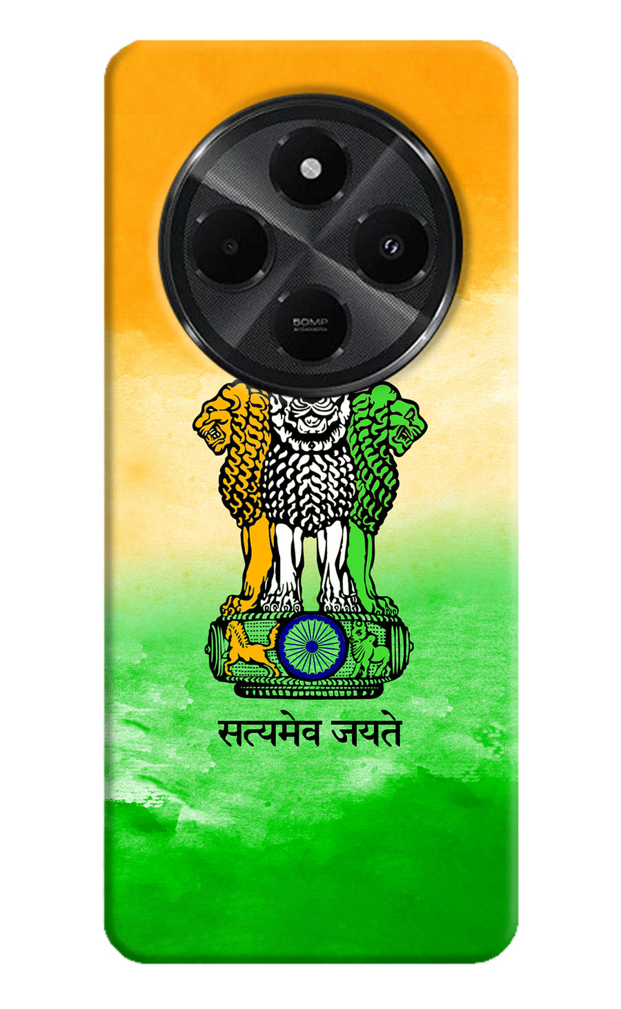 Satyamev Jayate Flag Redmi A4 5G Back Cover, Hard case