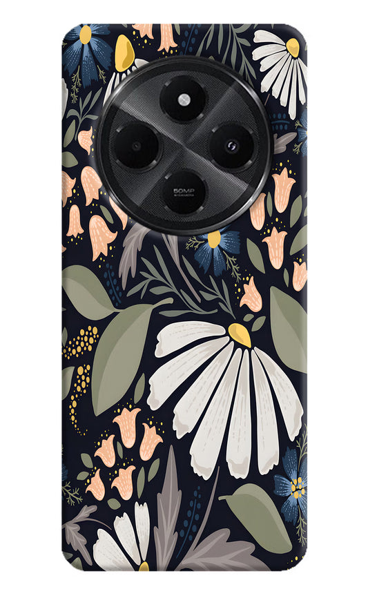 Flowers Art Redmi A4 5G Hard Case Back Cover by Casekaro
