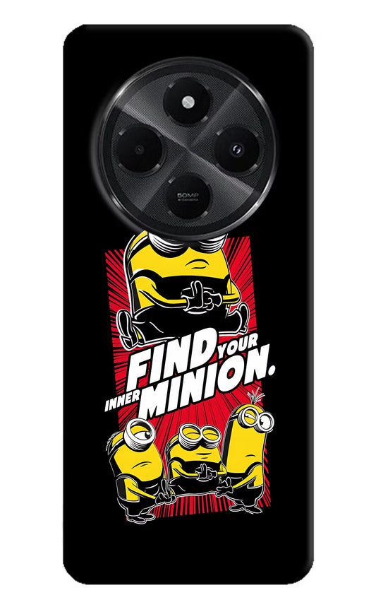 Find your inner Minion Redmi A4 5G Hard Case Back Cover by Casekaro