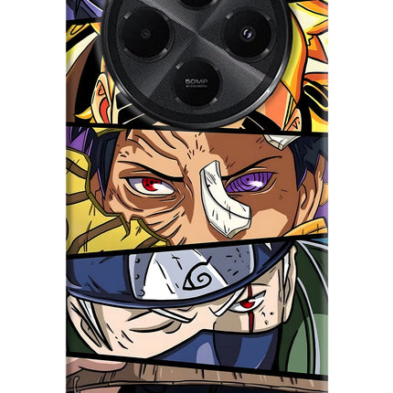 Naruto Character Redmi A4 5G Hard Case Back Cover by Casekaro